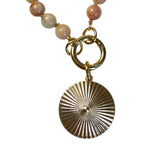 Sunstone Heart Necklace