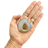 Angel Aura Agate Heart Shaped Crystal