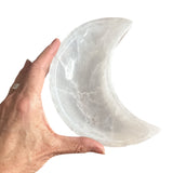Large Selenite Moon Dish