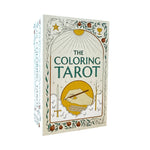 Box of 'The Coloring Tarot' on a white background