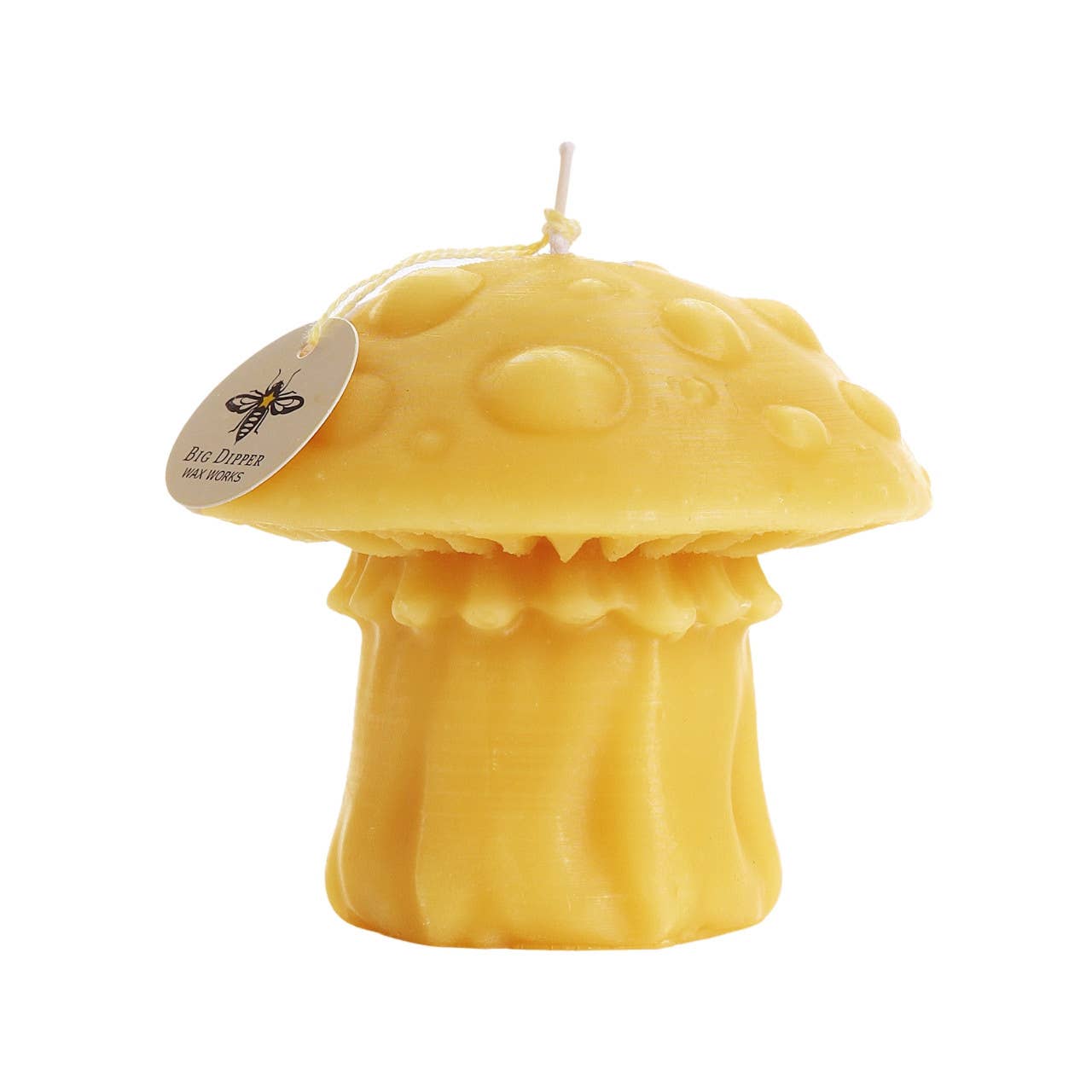 Amanita Mushroom Beeswax Candle - Confía Collective
