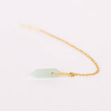 Amazonite Crystal Threader Earrings - Confía Collective