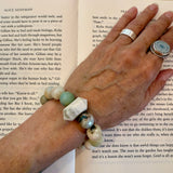 Amazonite + Moonstone Big Bauble Bracelet - Confía Collective