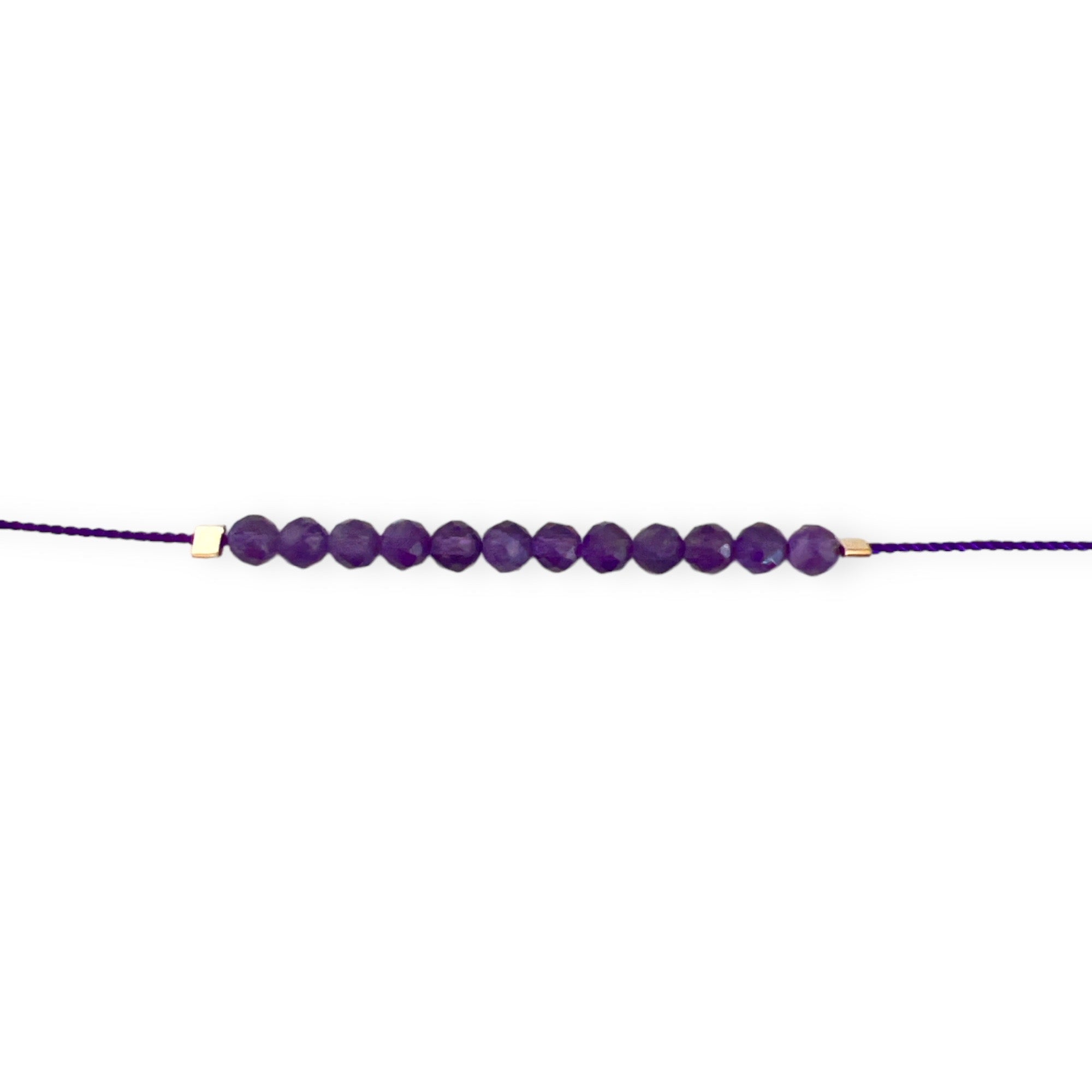Amethyst Crystal Gemstone Necklace - Confía Collective