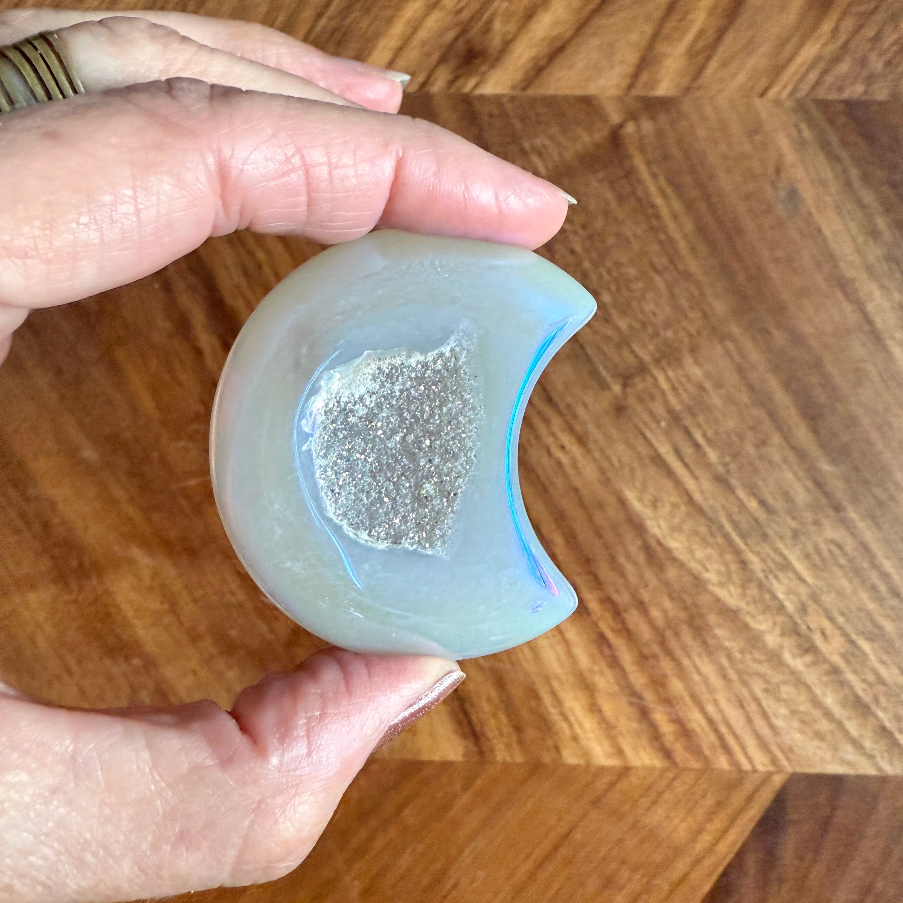 Angel Aura Agate Moon - Confía Collective