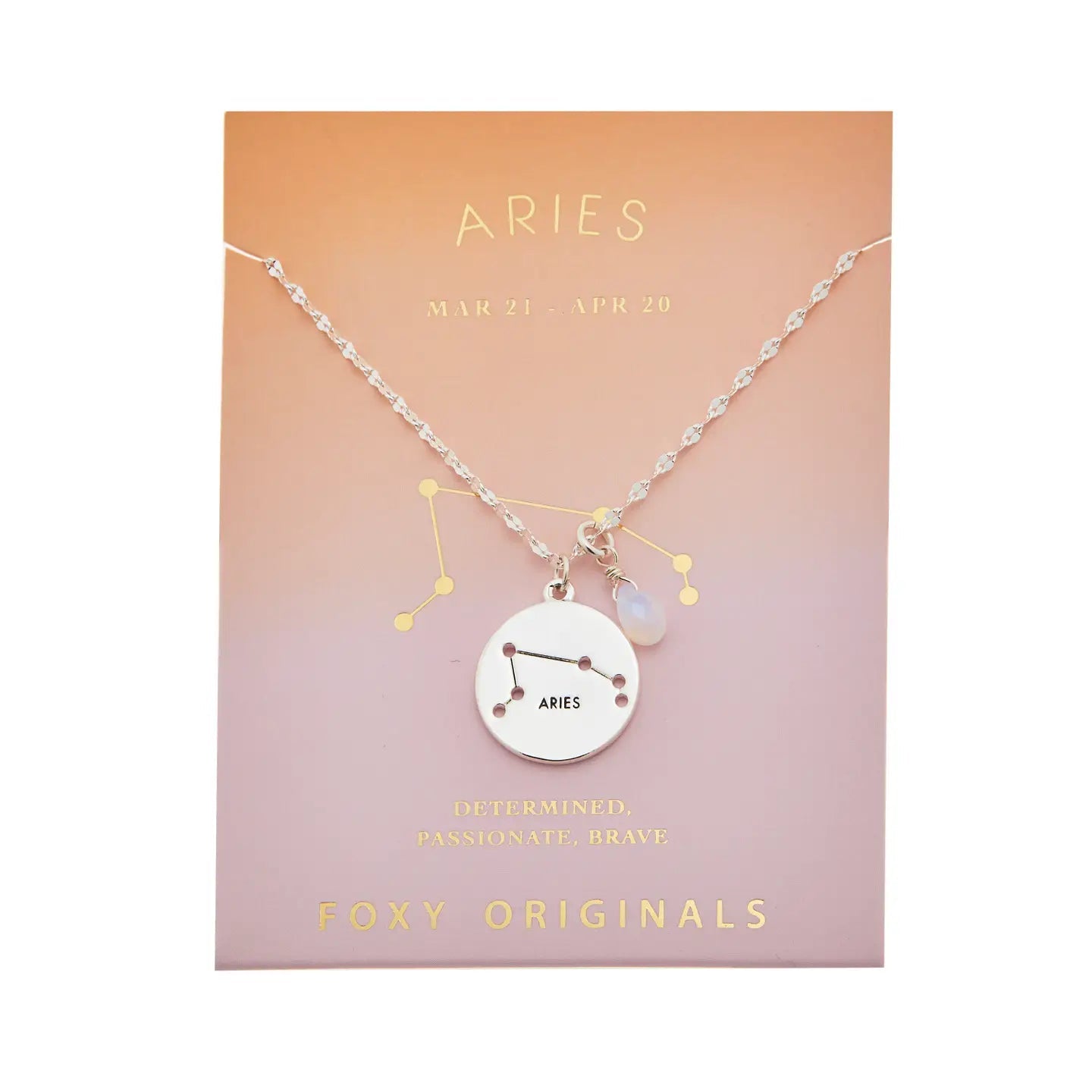 Aries Constellation Gold Necklace - Confía Collective