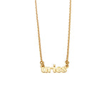 Aries Zodiac Name Necklace - Confía Collective