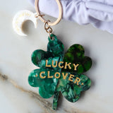 Four Leaf Clover Lucky Bag Charm