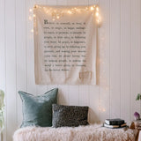 Believe in Yourself Wall Art Tarp - Confía Collective