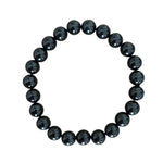 Black Tourmaline 8mm Bead Bracelet - Confía Collective