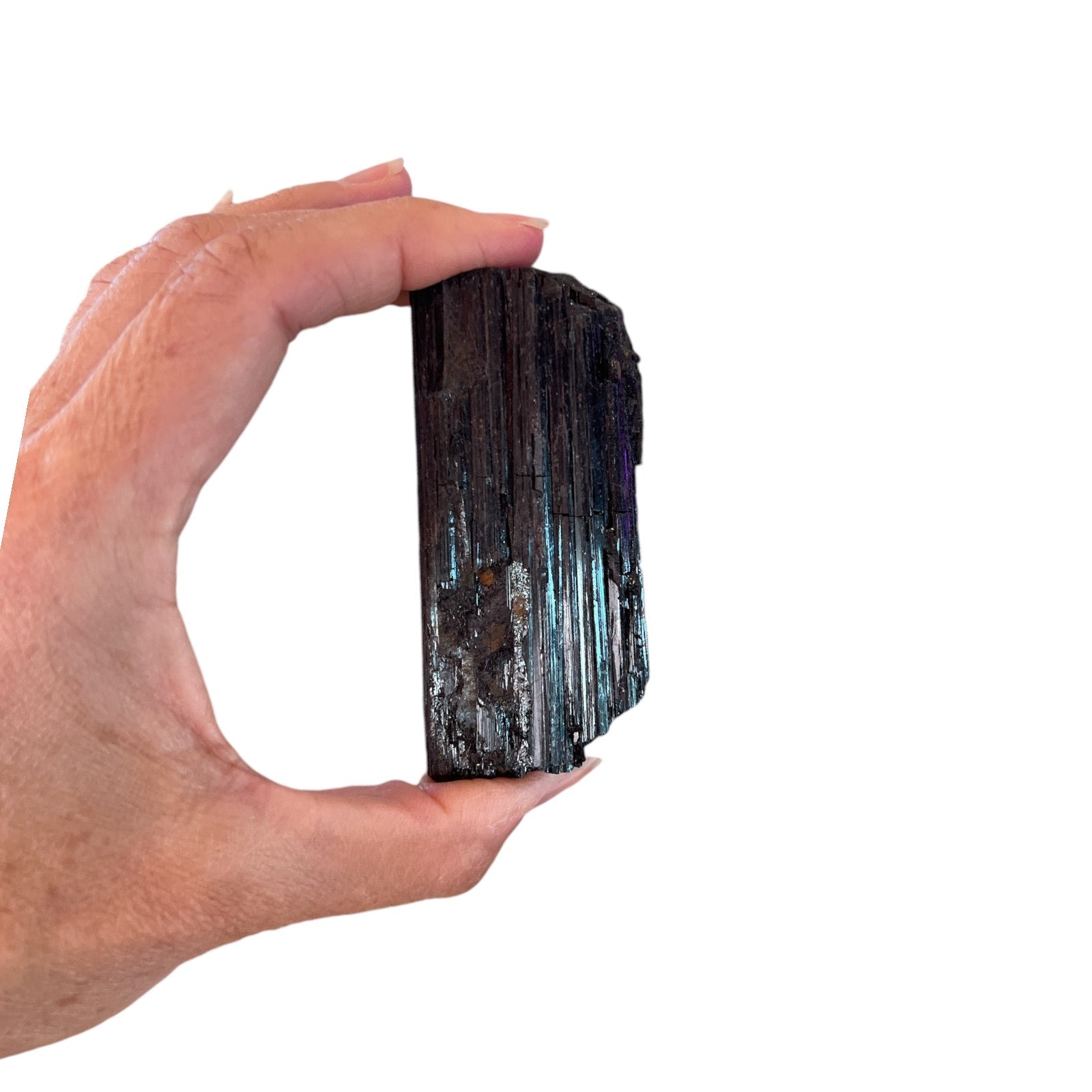 Black Tourmaline Crystal Raw Chunk - Confía Collective