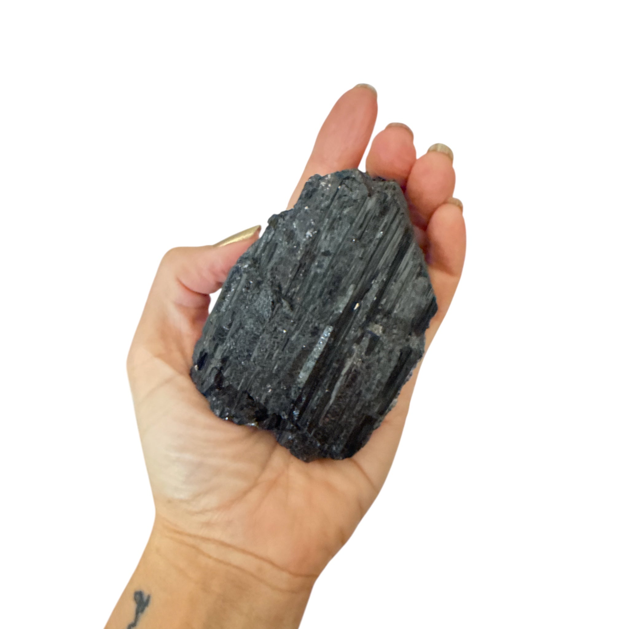 Black Tourmaline Crystal Raw Chunk - Confía Collective