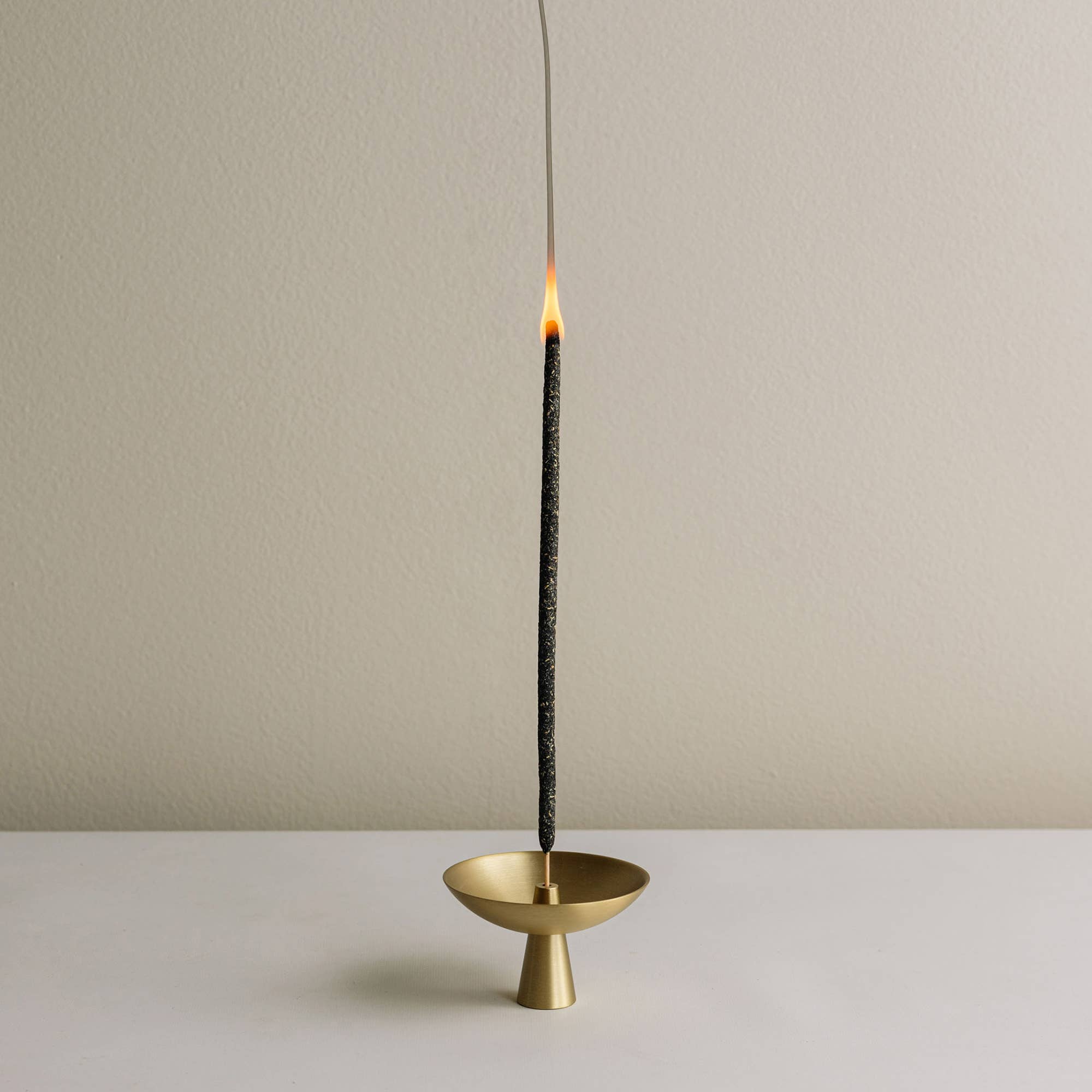 Brass Incense Holder with Ash Catcher - Confía Collective