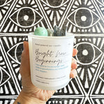 Bright New Beginnings Confía Crystal Candle - Confía Collective