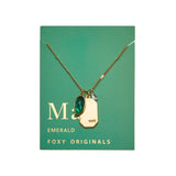 Gold Birthstone Necklace