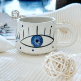 Handmade Evil Eye Coffee Mug