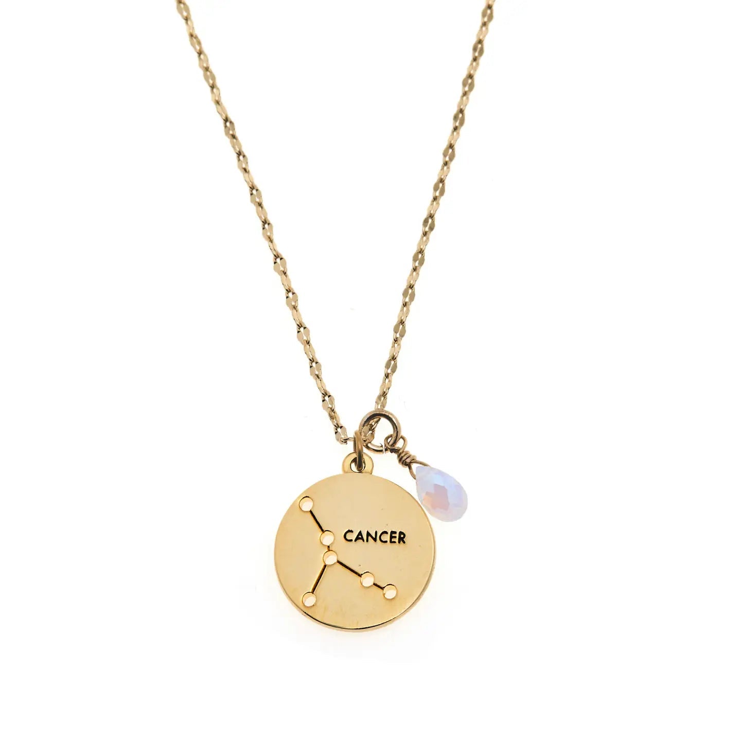 Cancer Constellation Gold Necklace - Confía Collective