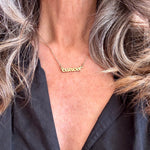 Cancer Zodiac Name Necklace - Confía Collective