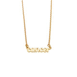 Cancer Zodiac Name Necklace - Confía Collective