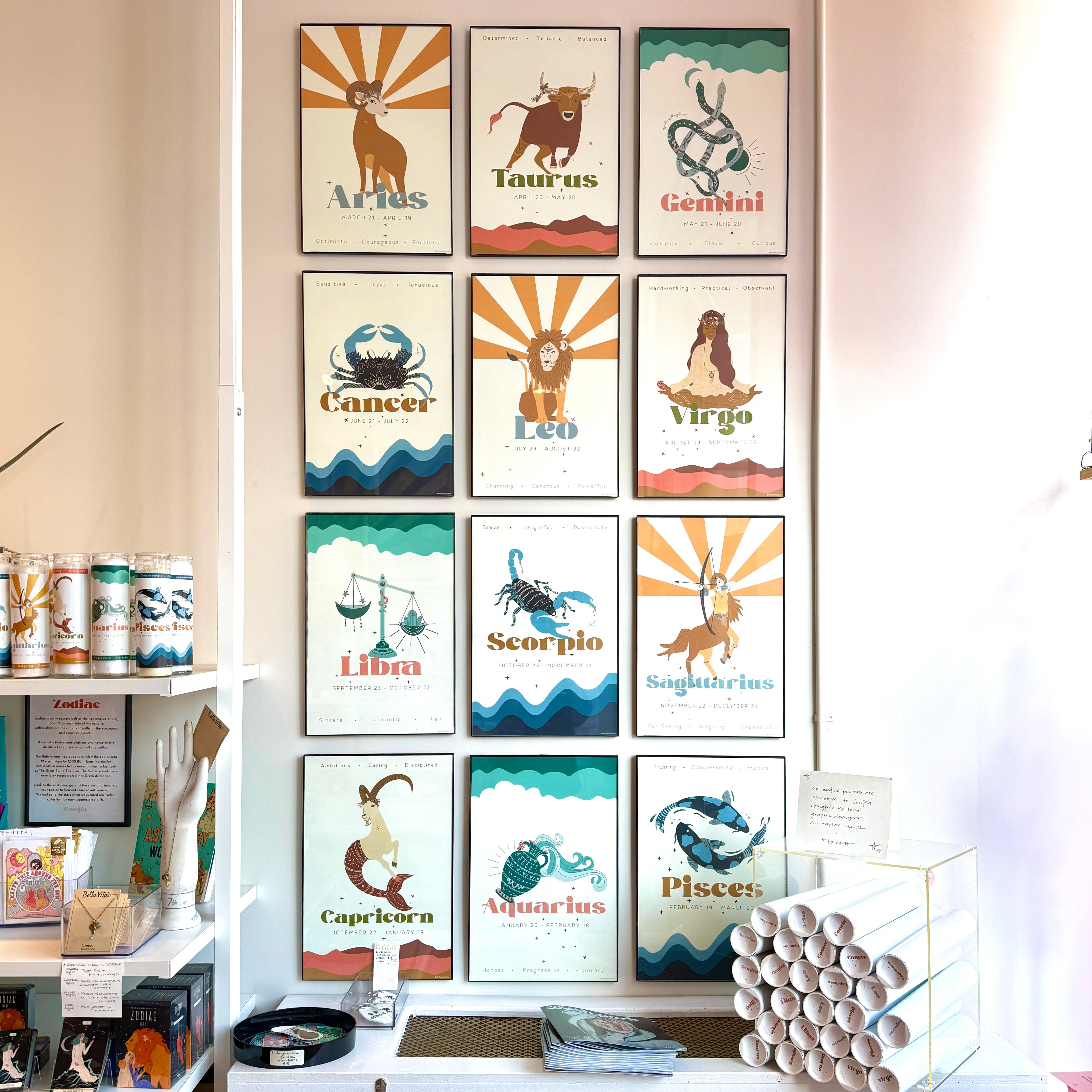 Cancer Zodiac Poster - Confía Collective