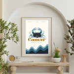 Cancer Zodiac Poster - Confía Collective