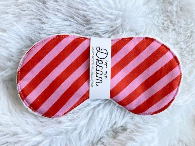 Candy Stripe Sleep Mask - Confía Collective