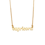Capricorn Zodiac Name Necklace - Confía Collective