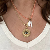 Centered and Protected Eye Necklace - Confía Collective