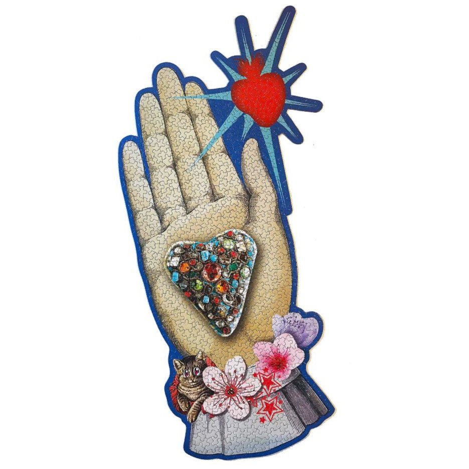 Christian Lacroix Crystal Heart Hand Puzzle - Confía Collective