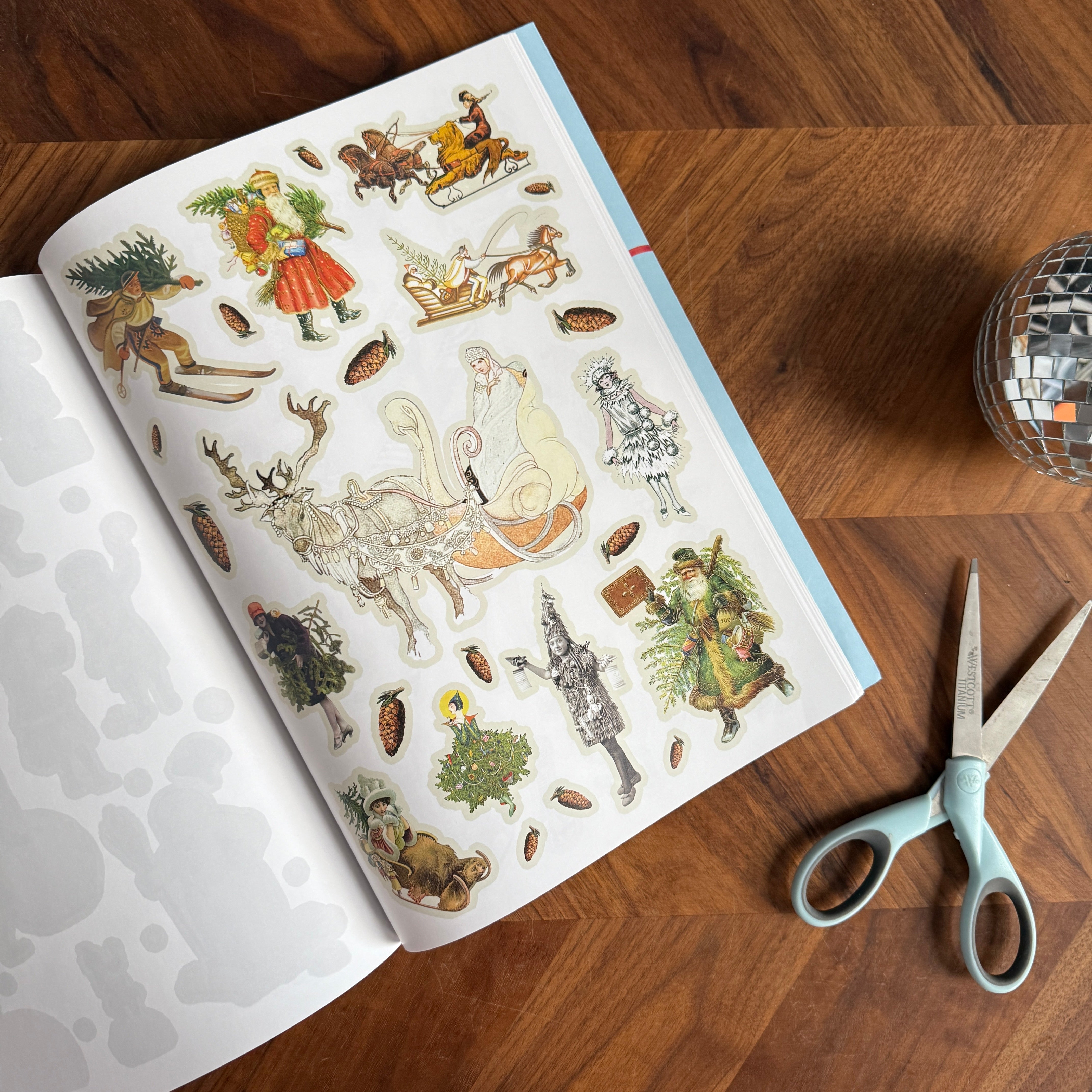 Christmas Collage - Cut Up This Book! - Confía Collective