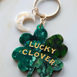 Four Leaf Clover Lucky Bag Charm
