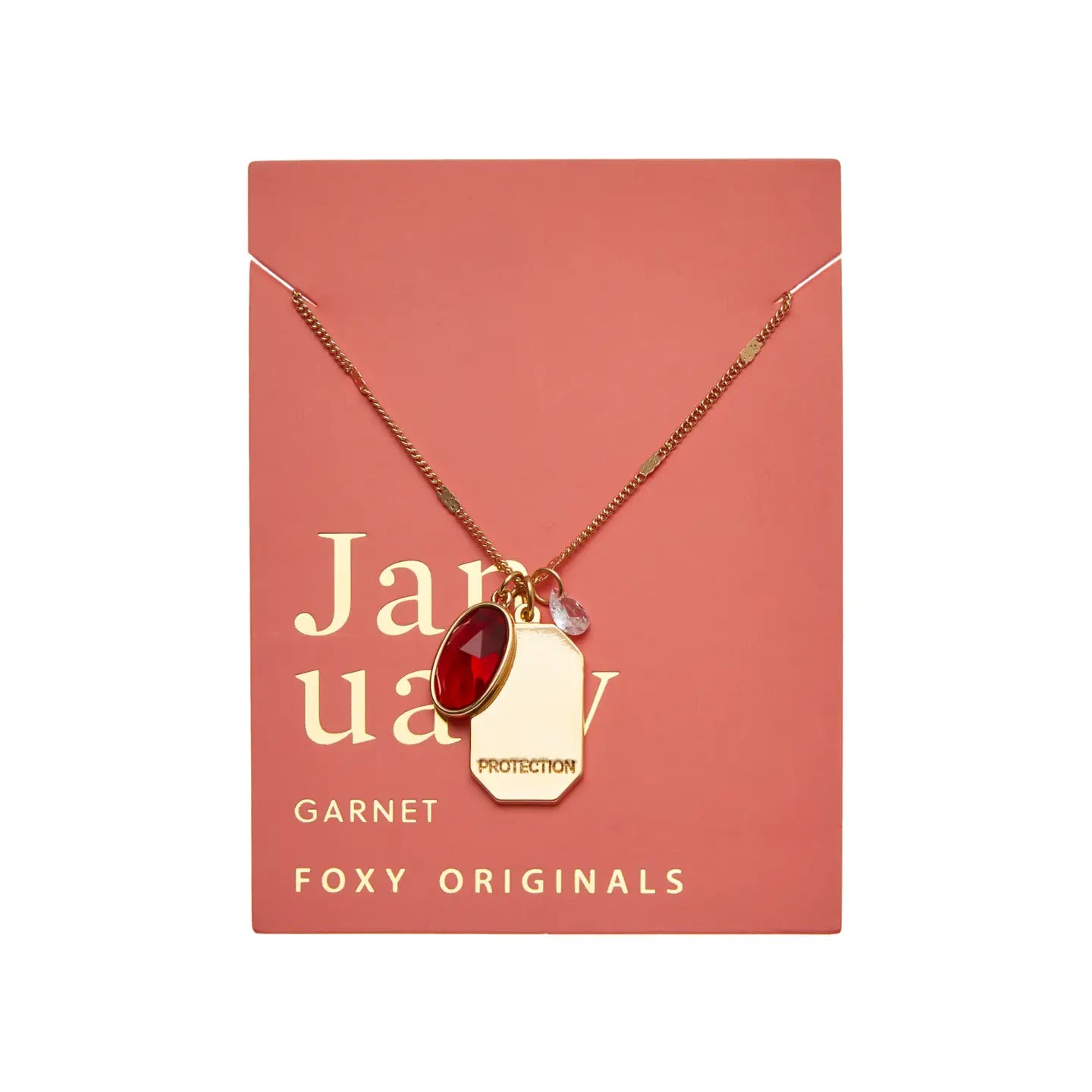 Gold Birthstone Necklace