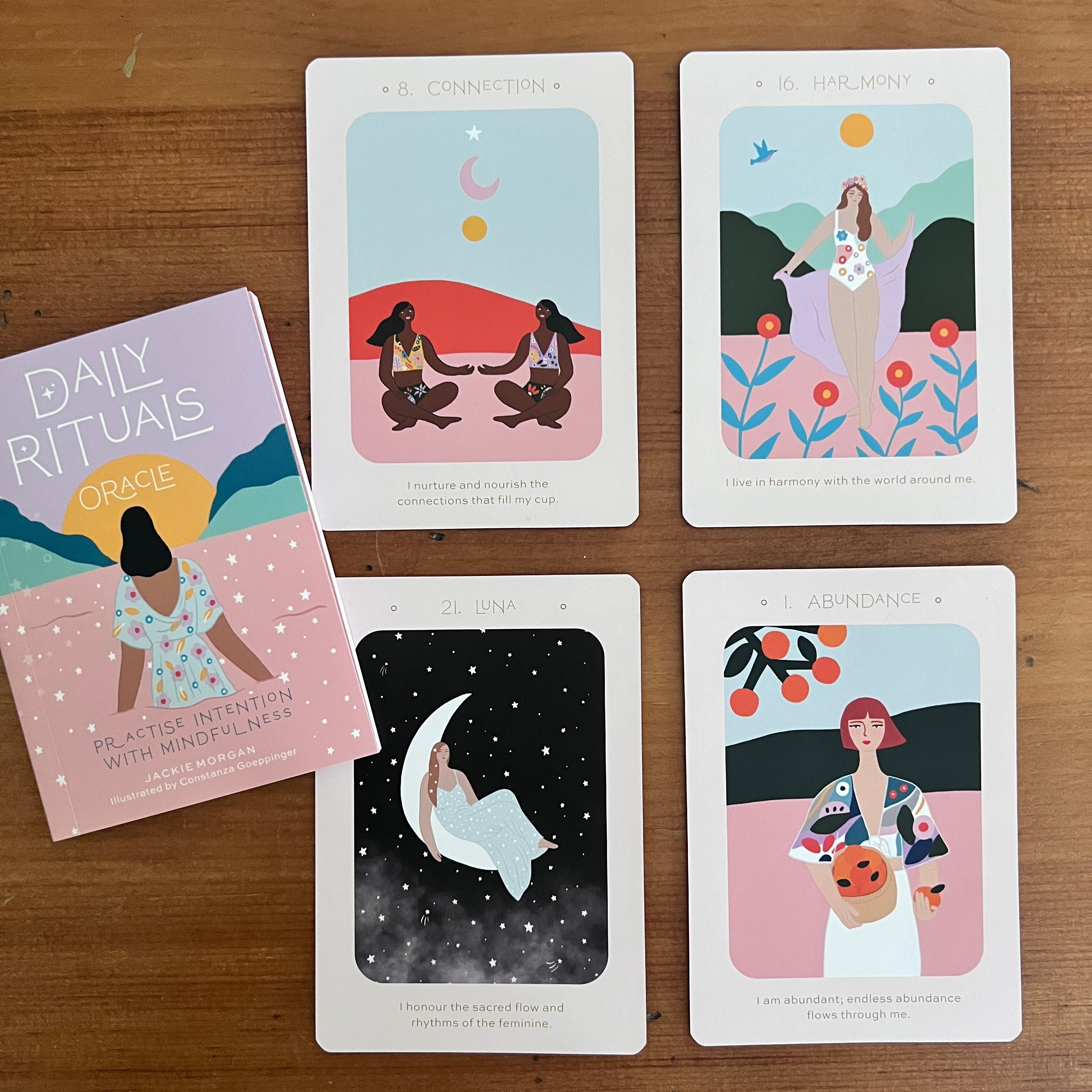 Daily Rituals Oracle Deck and Guidebook - Confía Collective