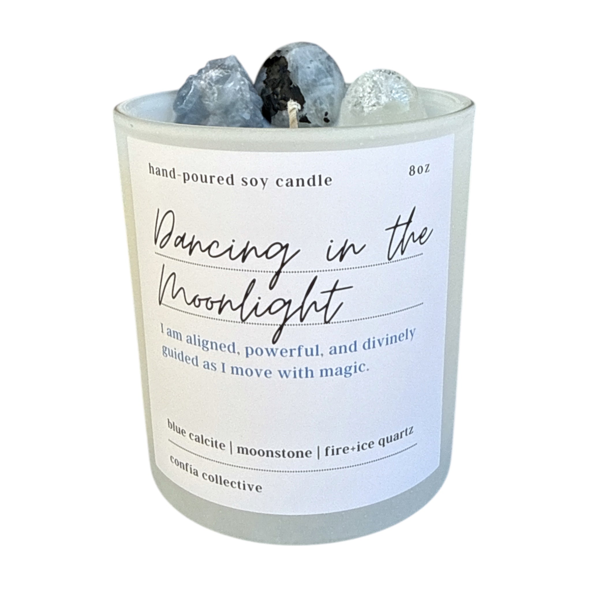 Dancing in the Moonlight Confía Crystal Candle - Confía Collective