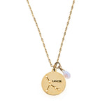 Cancer Constellation Gold Necklace