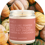 Basic Fall Pumpkin & Cardamom  Candle