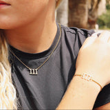 111 Angel Number 18k Gold Necklace