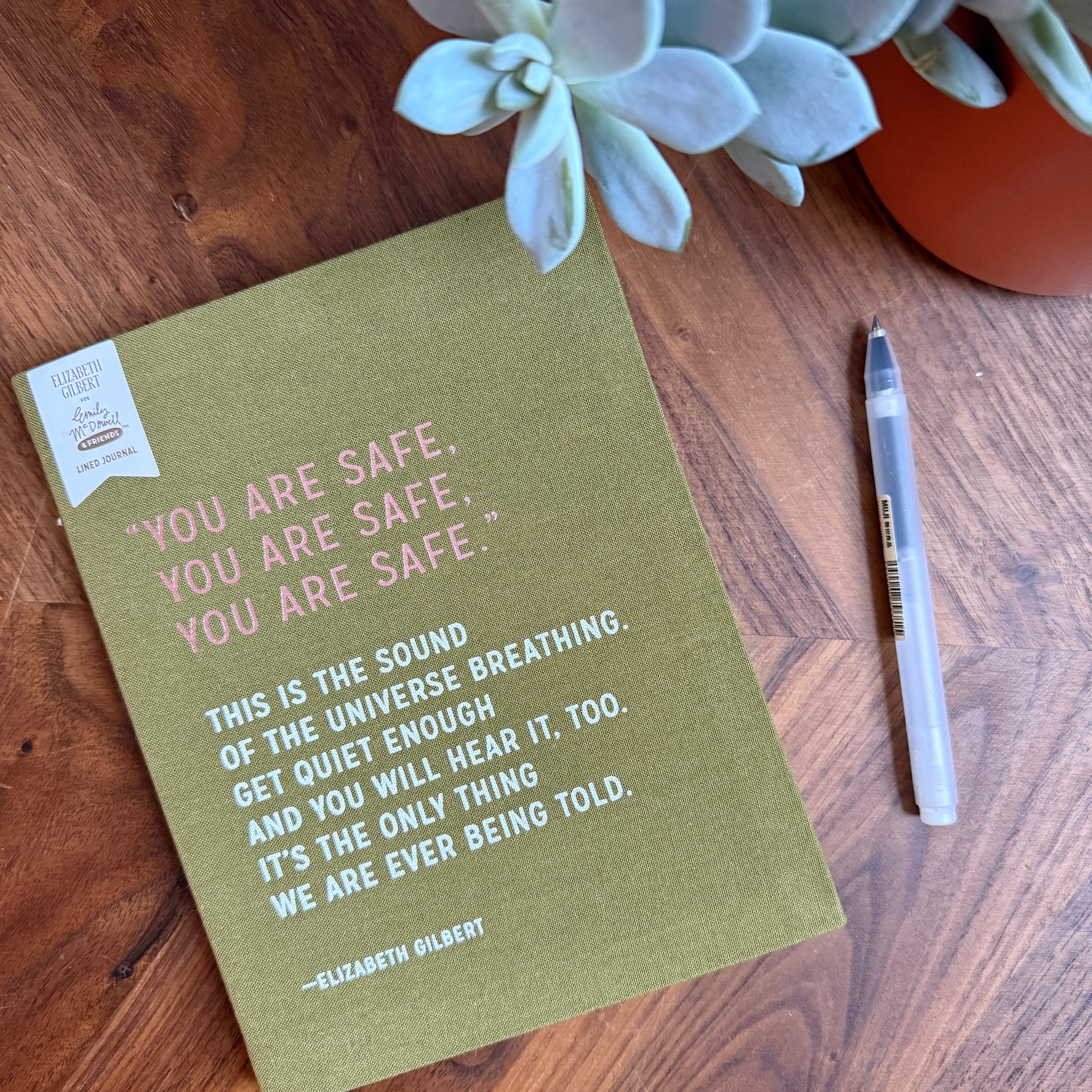 Elizabeth Gilbert You Are Safe Journal - Confía Collective