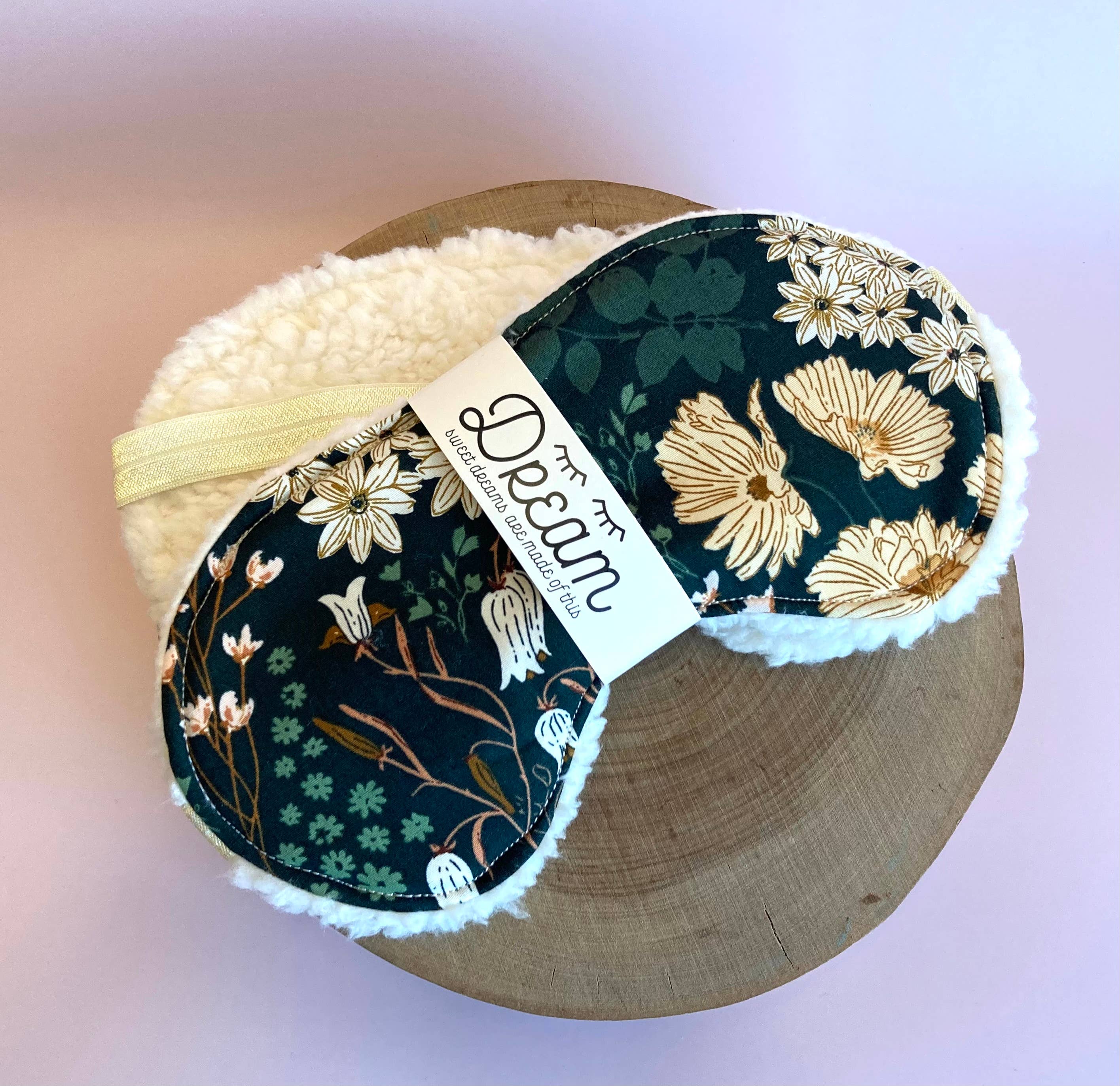 Emerald Floral Sleep Mask - Confía Collective
