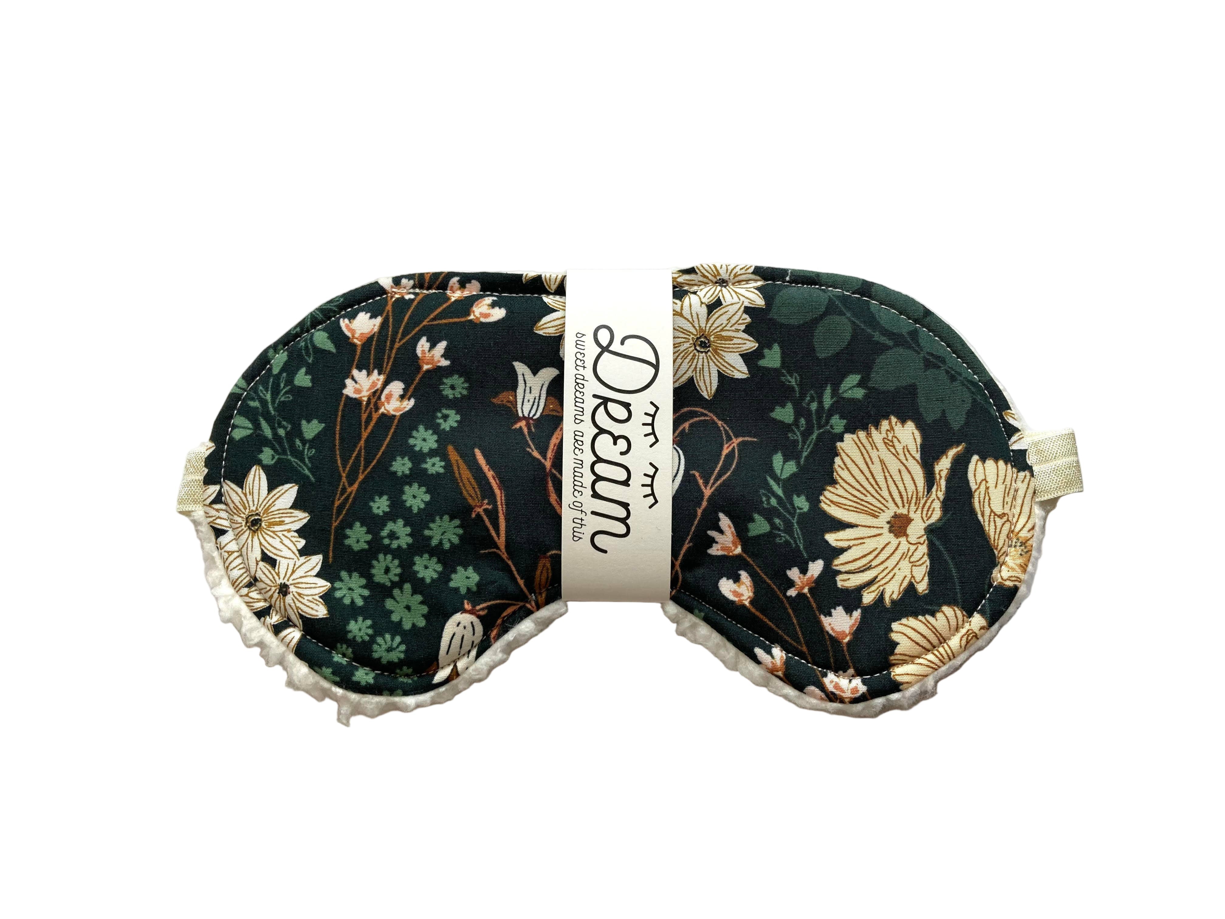 Emerald Floral Sleep Mask - Confía Collective