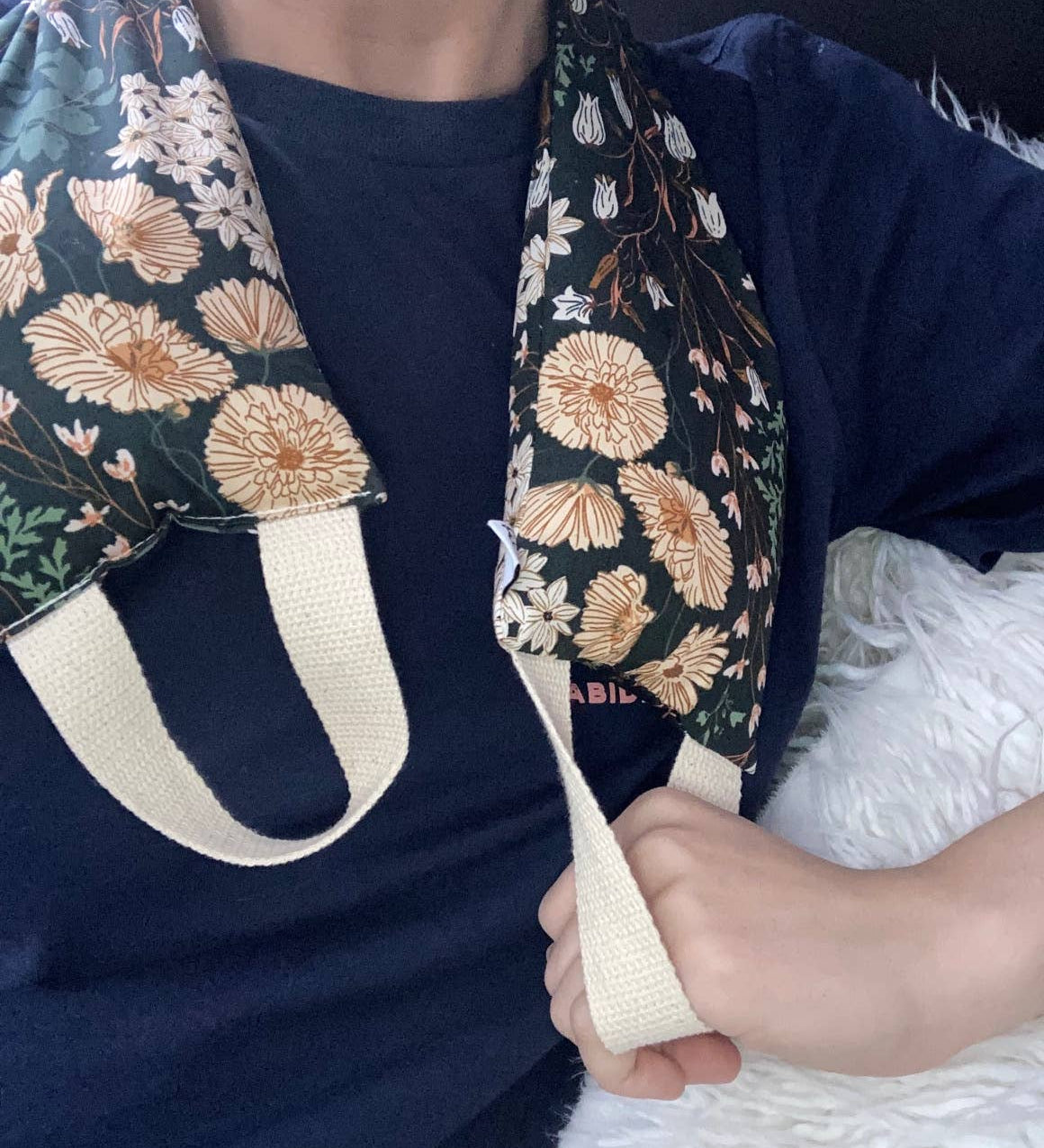 Emerald Floral Warm & Cool Therapy Wrap - Confía Collective