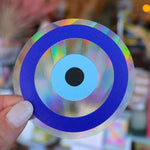 Evil Eye Mini Suncatcher Sticker - Confía Collective
