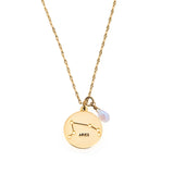 Aries Constellation Gold Necklace