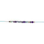Fluorite Dainty Gemstone Adjustable Bracelet - Confía Collective