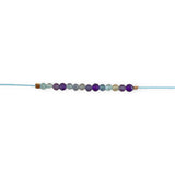 Fluorite Dainty Gemstone Adjustable Bracelet - Confía Collective