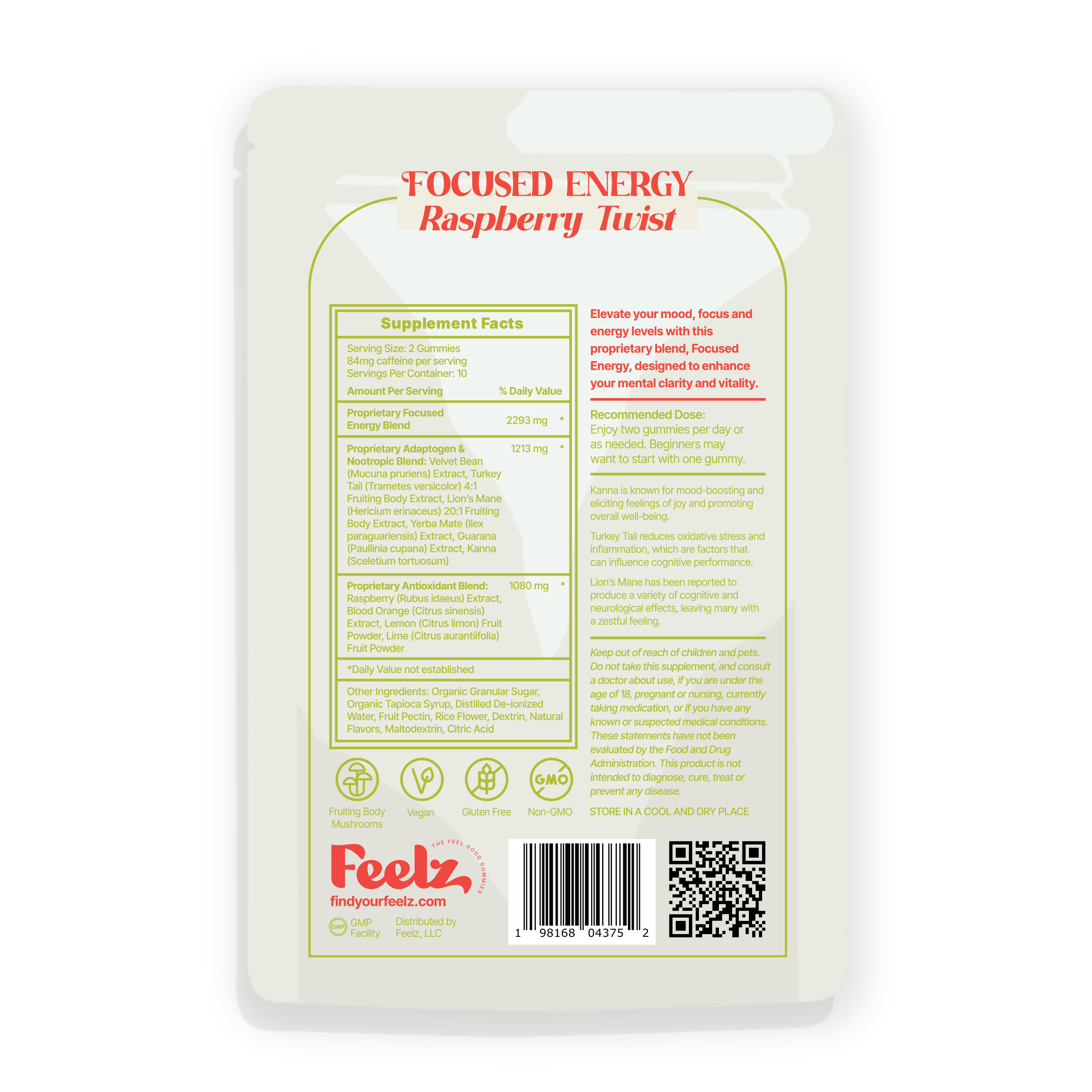 Focused Energy Gummies - Confía Collective