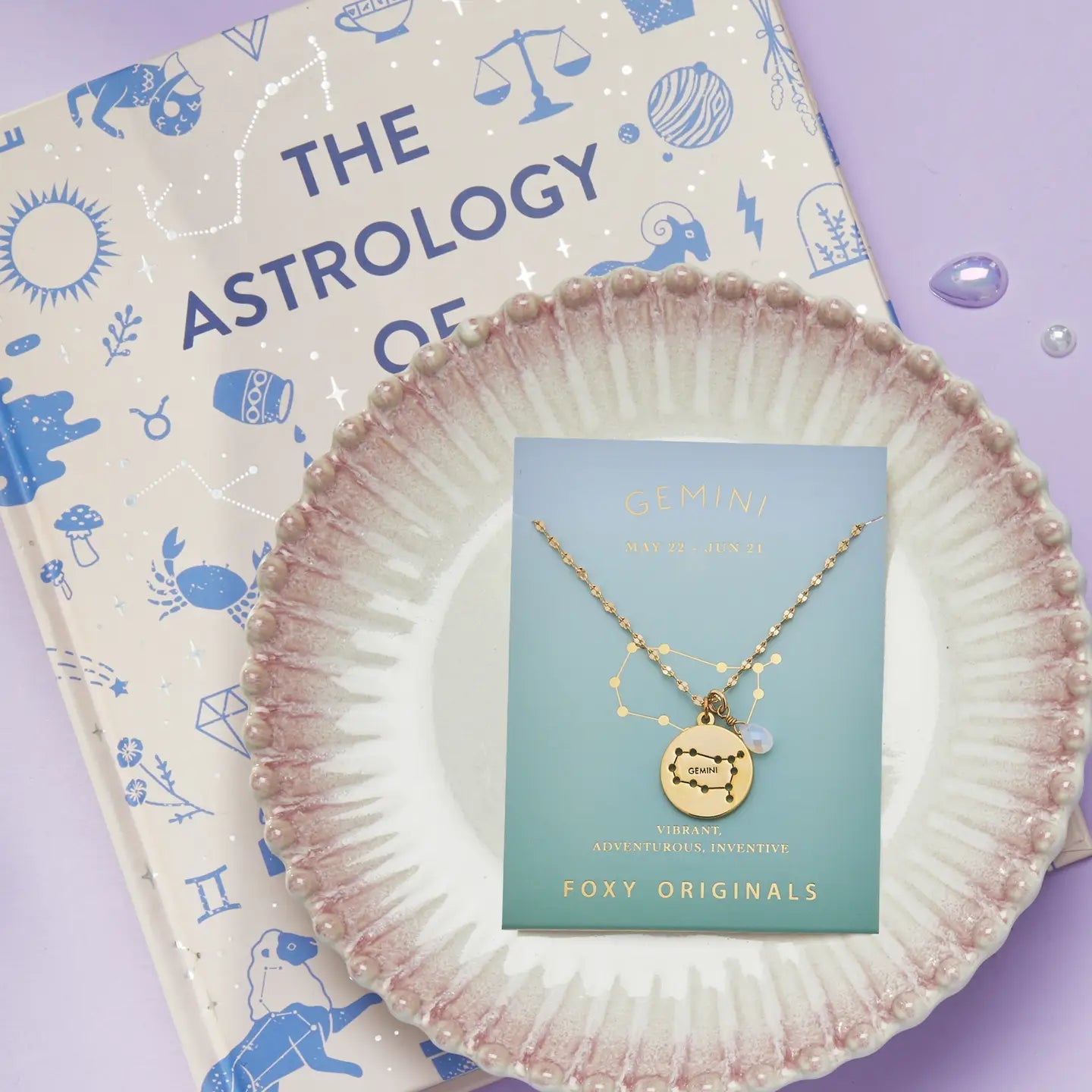 Gemini Constellation Gold Necklace - Confía Collective