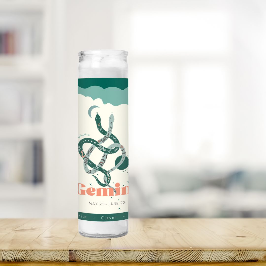 Gemini Prayer Candle - Confía Collective
