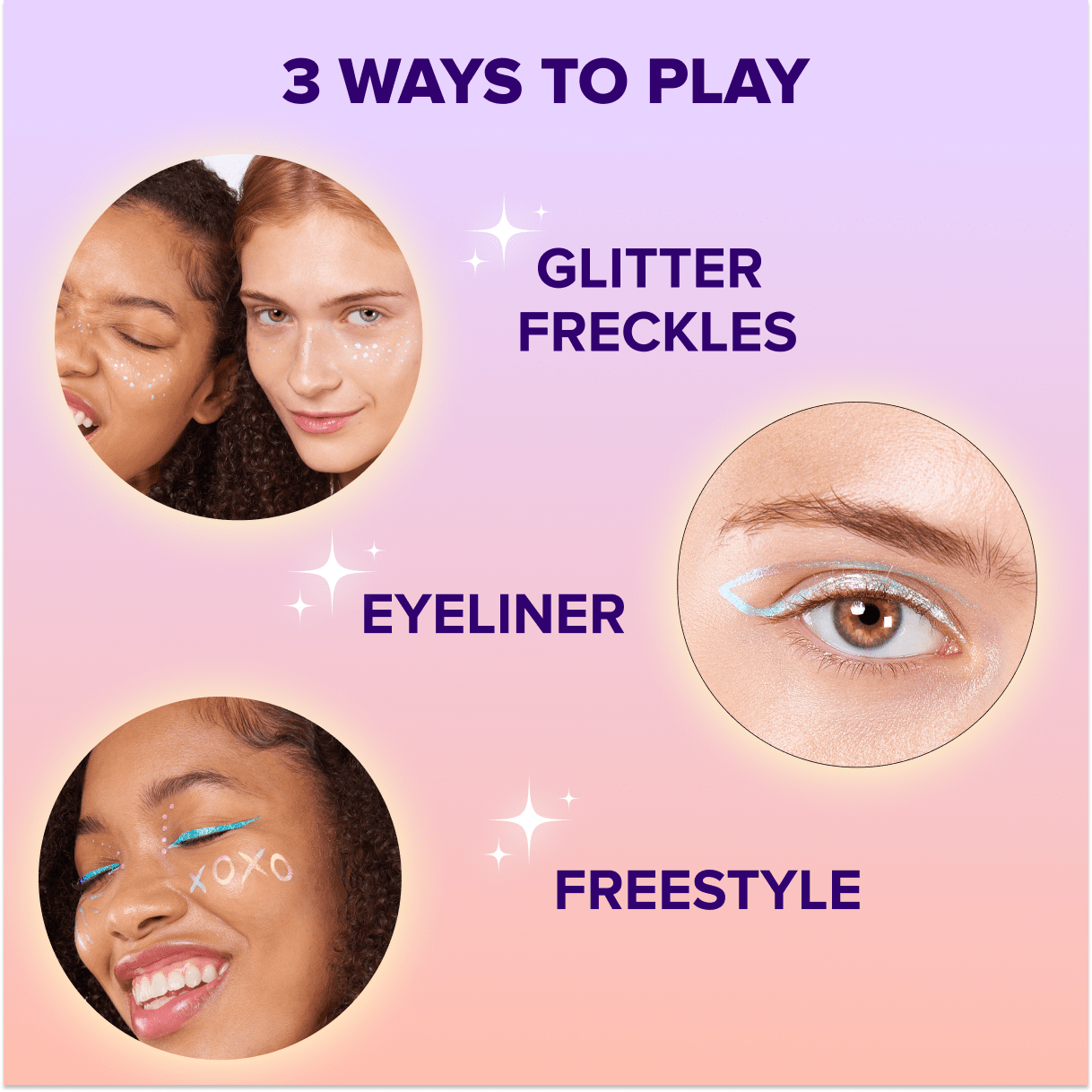 Glitter Eyeliner and Freckle Maker - Confía Collective
