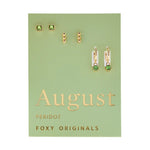Gold Birthstone Earring Set - Confía Collective